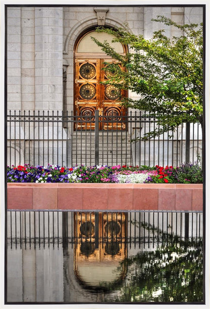 Salt Lake City Temple Doors Eternal Gallery Wrap