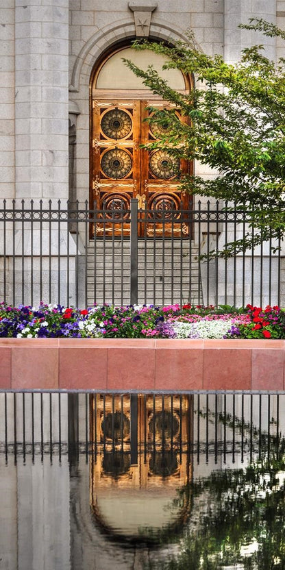 Salt Lake City Temple Doors Eternal Gallery Wrap