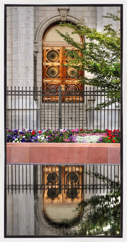 Salt Lake City Temple Doors Eternal Gallery Wrap