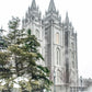 Salt Lake City Temple Evergreen Christmas