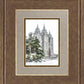 Salt Lake City Temple Evergreen Christmas