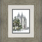 Salt Lake City Temple Evergreen Christmas