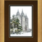 Salt Lake City Temple Evergreen Christmas