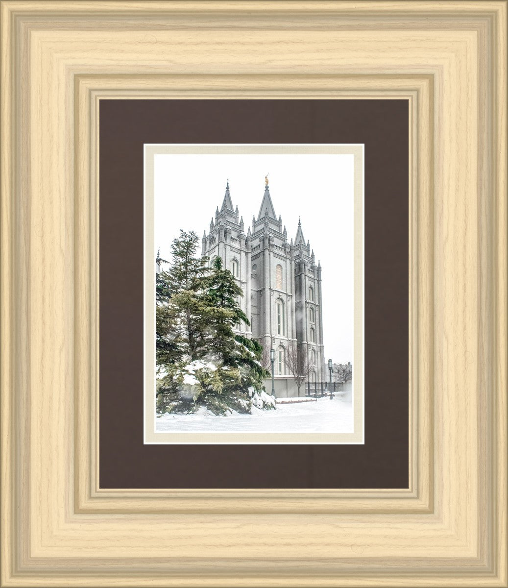 Salt Lake City Temple Evergreen Christmas