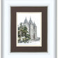 Salt Lake City Temple Evergreen Christmas