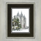 Salt Lake City Temple Evergreen Christmas