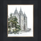 Salt Lake City Temple Evergreen Christmas