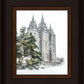 Salt Lake City Temple Evergreen Christmas