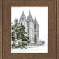Salt Lake City Temple Evergreen Christmas