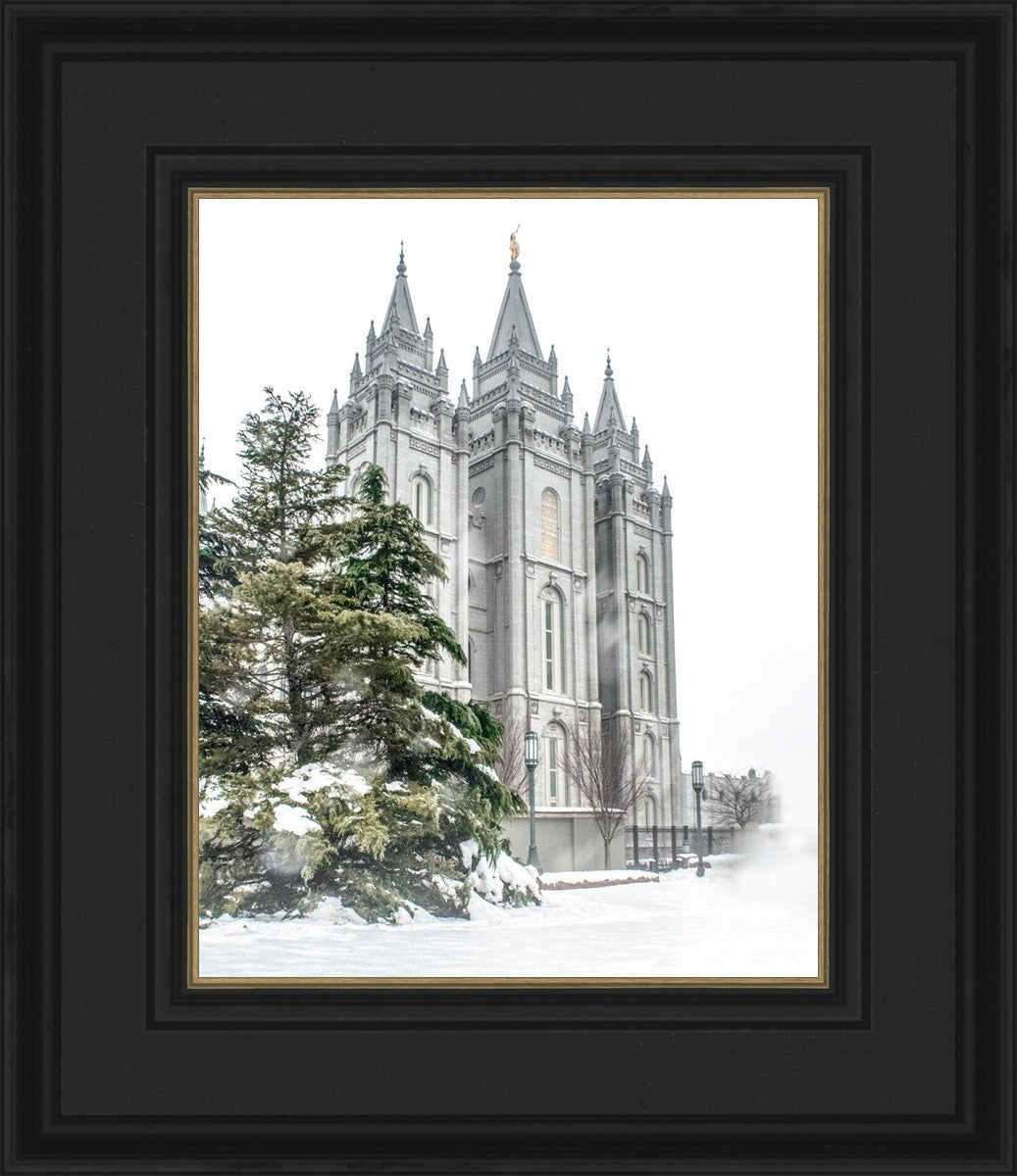 Salt Lake City Temple Evergreen Christmas