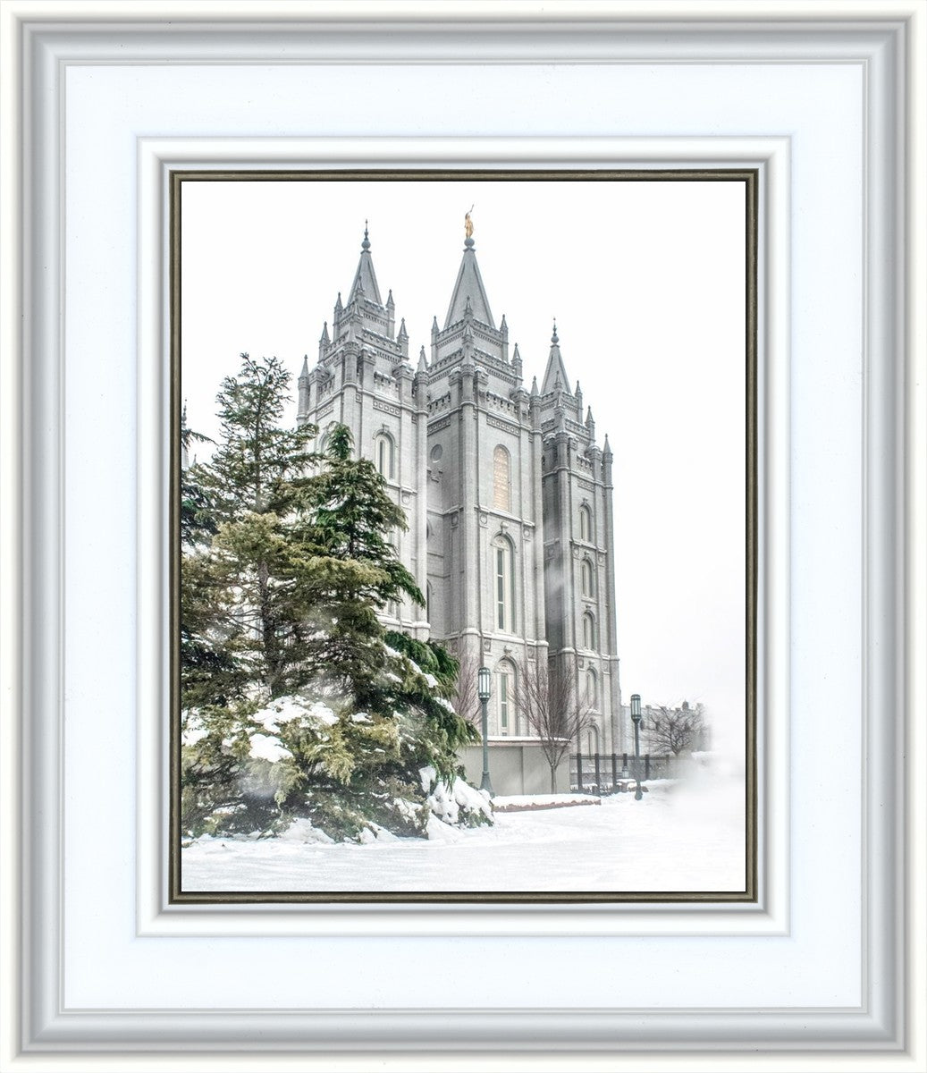Salt Lake City Temple Evergreen Christmas