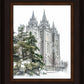 Salt Lake City Temple Evergreen Christmas