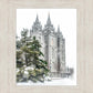 Salt Lake City Temple Evergreen Christmas
