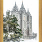 Salt Lake City Temple Evergreen Christmas