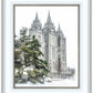 Salt Lake City Temple Evergreen Christmas