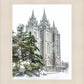 Salt Lake City Temple Evergreen Christmas