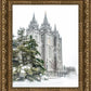 Salt Lake City Temple Evergreen Christmas
