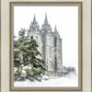 Salt Lake City Temple Evergreen Christmas