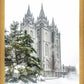 Salt Lake City Temple Evergreen Christmas