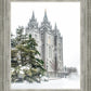 Salt Lake City Temple Evergreen Christmas
