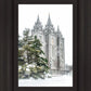 Salt Lake City Temple Evergreen Christmas