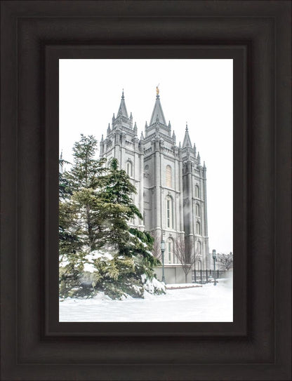Salt Lake City Temple Evergreen Christmas