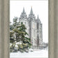 Salt Lake City Temple Evergreen Christmas