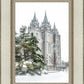Salt Lake City Temple Evergreen Christmas