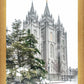 Salt Lake City Temple Evergreen Christmas