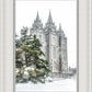 Salt Lake City Temple Evergreen Christmas