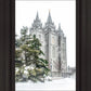 Salt Lake City Temple Evergreen Christmas