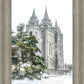Salt Lake City Temple Evergreen Christmas