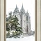 Salt Lake City Temple Evergreen Christmas