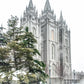 Salt Lake City Temple Evergreen Christmas