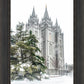 Salt Lake City Temple Evergreen Christmas