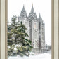 Salt Lake City Temple Evergreen Christmas