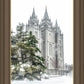 Salt Lake City Temple Evergreen Christmas