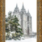 Salt Lake City Temple Evergreen Christmas