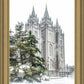 Salt Lake City Temple Evergreen Christmas