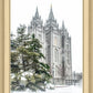 Salt Lake City Temple Evergreen Christmas