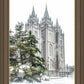 Salt Lake City Temple Evergreen Christmas