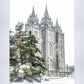 Salt Lake City Temple Evergreen Christmas