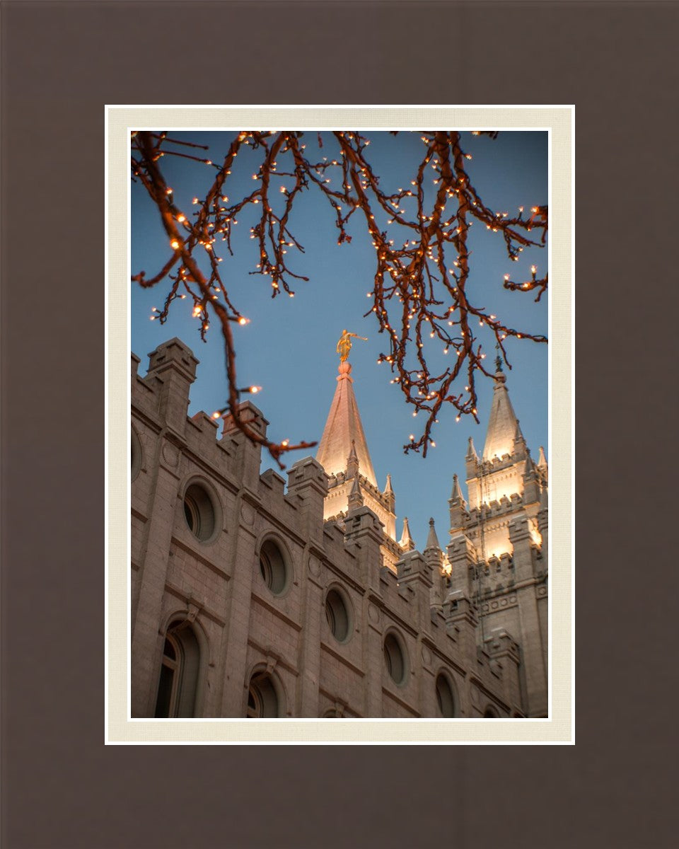 Salt Lake City Temple He Giveth Light