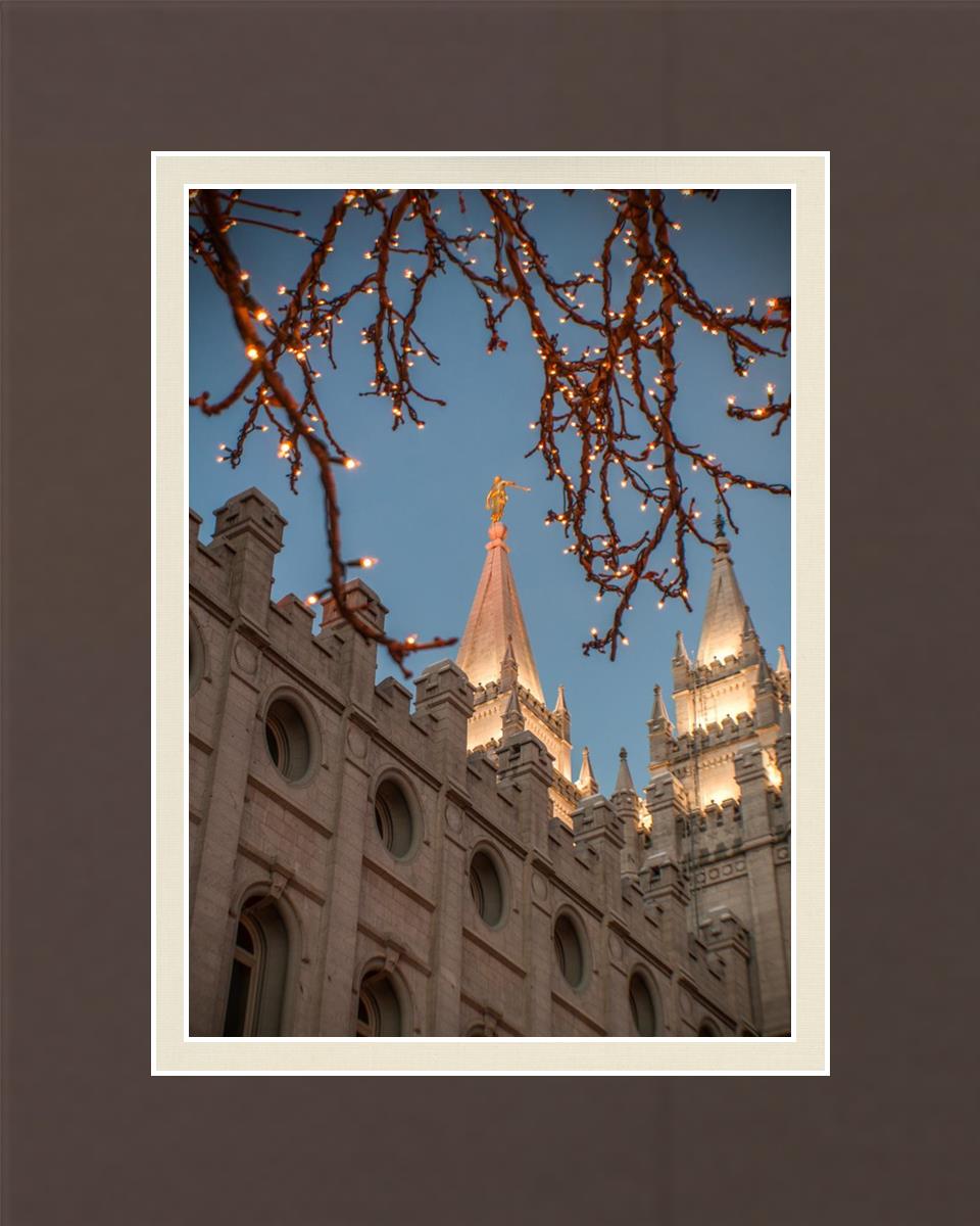 Salt Lake City Temple He Giveth Light