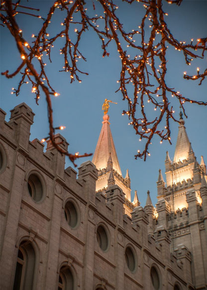 Salt Lake City Temple He Giveth Light