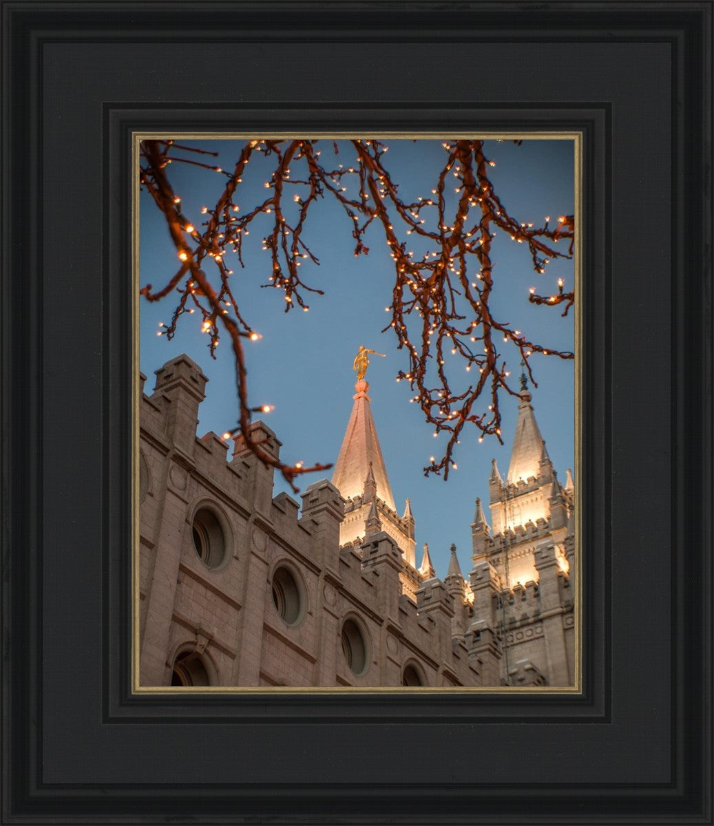 Salt Lake City Temple He Giveth Light
