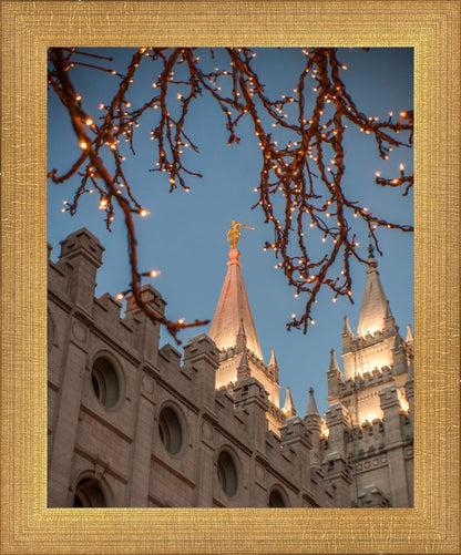 Salt Lake City Temple He Giveth Light