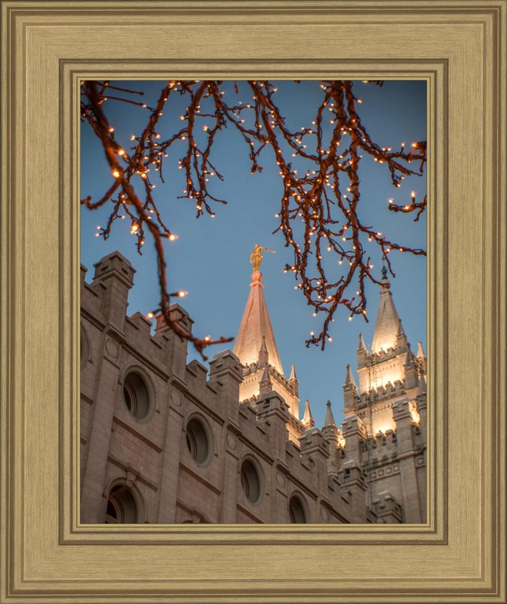 Salt Lake City Temple He Giveth Light
