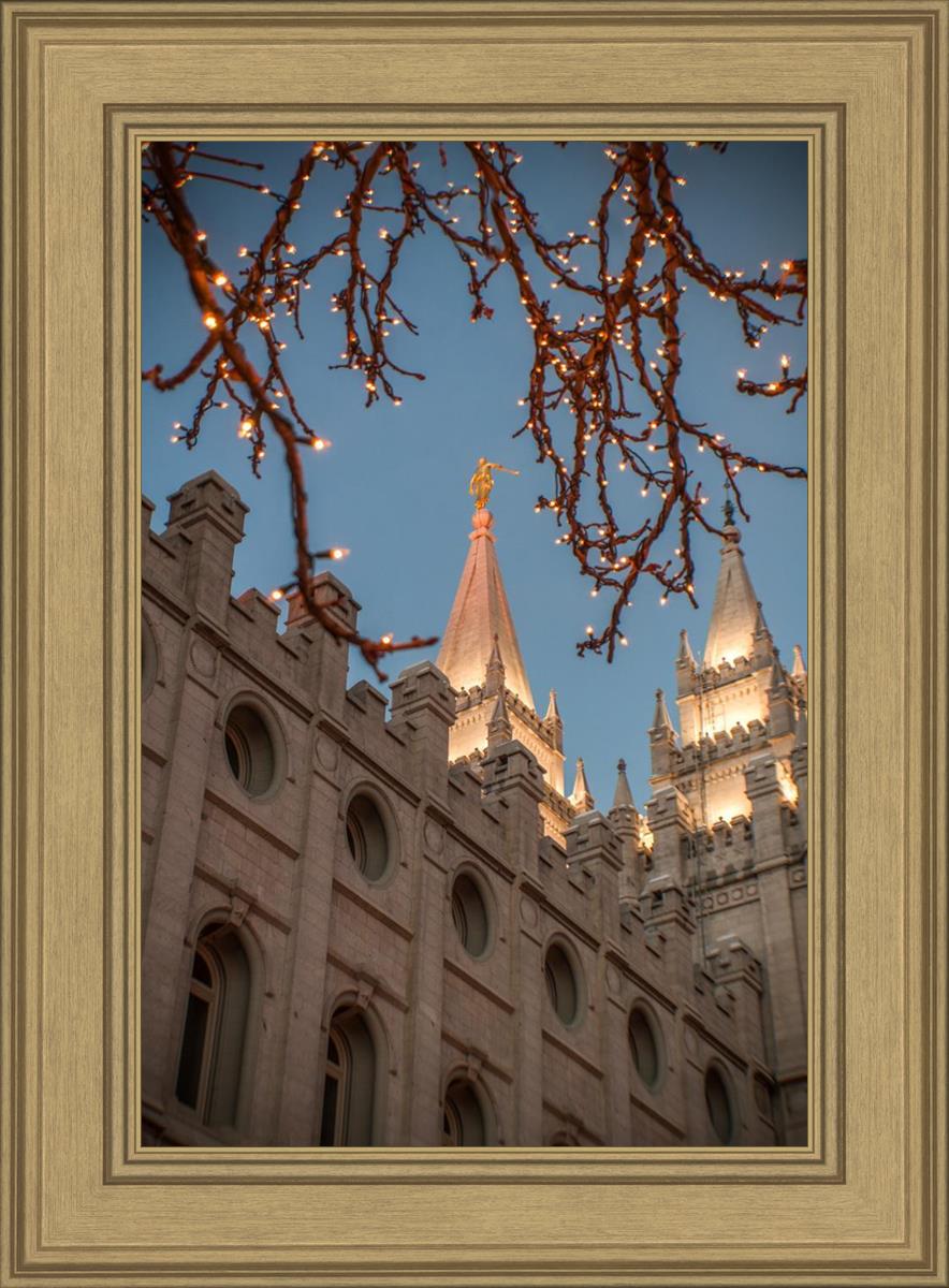 Salt Lake City Temple He Giveth Light