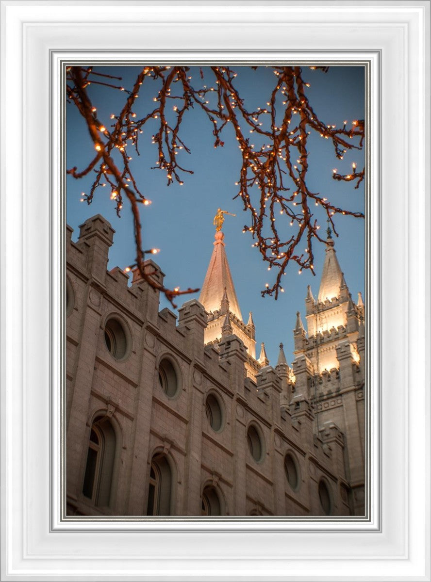 Salt Lake City Temple He Giveth Light
